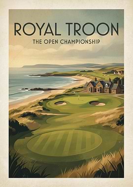 Royal Troon Golf Course Poster