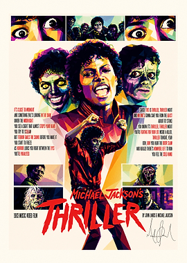 Michael Jackson Thriller Poster