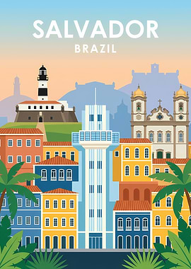Salvador Brazil Cityscape