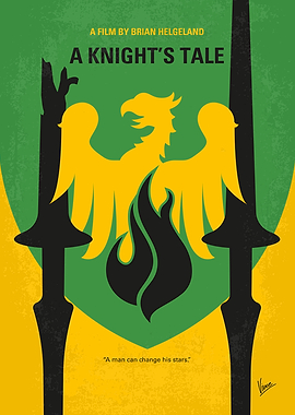 No1526 My A Knights Tale minimal movie poster