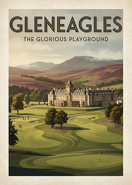 Gleneagles The Glorious Playground Poster