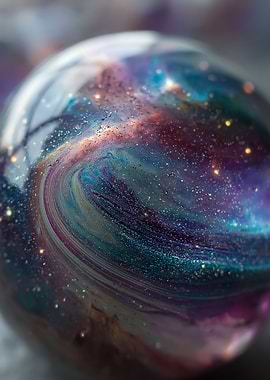 Galaxy Swirl Orb