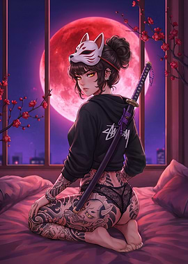 Neon Fox Reverie