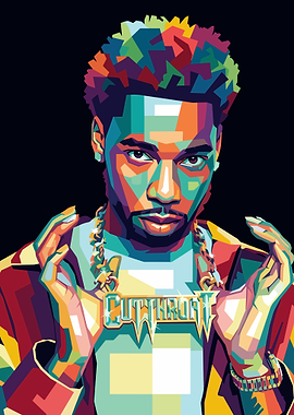 Key Glock Pop Art