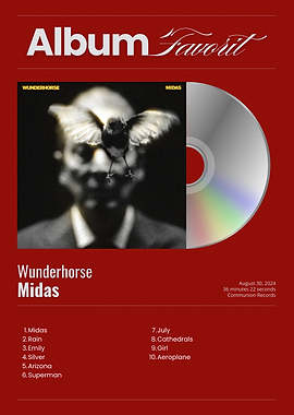 Wunderhorse Midas Album Cover