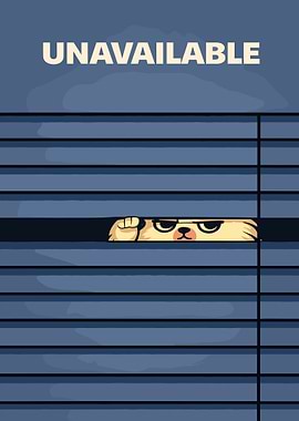 Funny Cat peeking through blinds