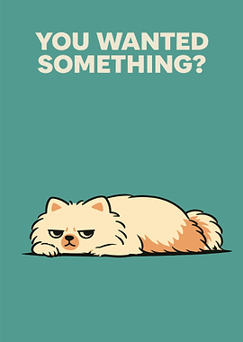 Grumpy Cat Asks 'You Wanted Something?'