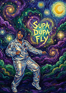 Missy Elliott Supa Dupa Fly Painting