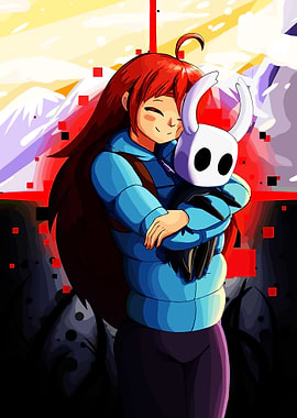 Celeste and The Knight Hugging