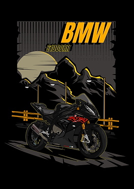 BMW S1000RR Motorcycle Art