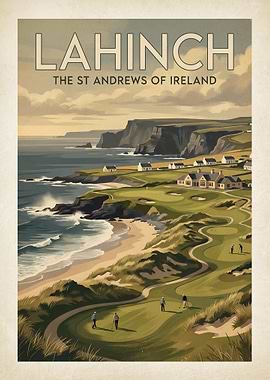 Lahinch Golf Course Poster