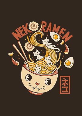 Ramen Cat Head