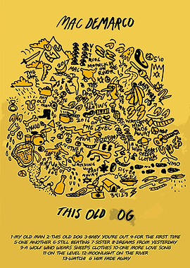 Mac DeMarco This Old Dog Album Art