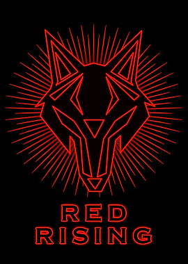 Red Wolf Logo with Text