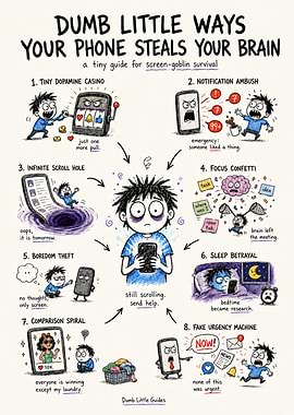 Phone Steals Your Brain Comic