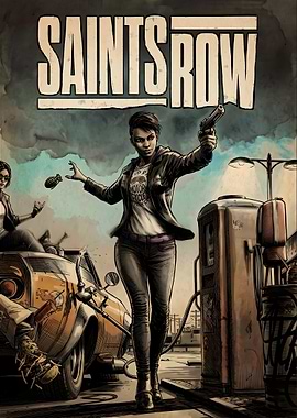 Saints Row Game Cover Art