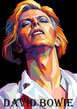 David Bowie Pop Art Portrait