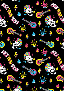 Rock and Roll Skull