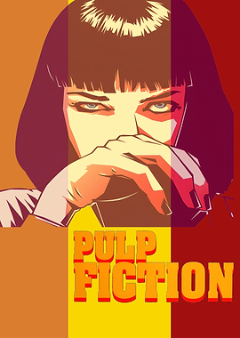 Pulp Fiction Mia Wallace Poster