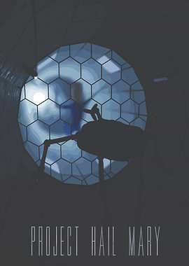 Project Hail Mary Sci-Fi Poster