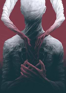Dark Fantasy Wolf Man