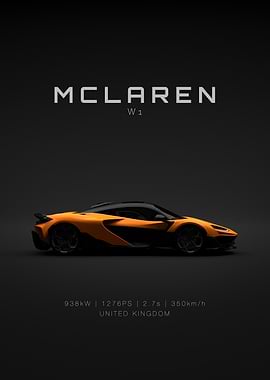 Mclaren W1 Orange - Specs