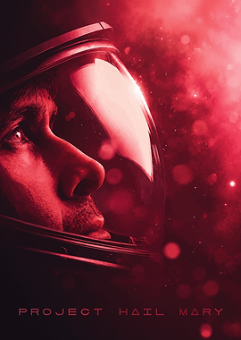 Project Hail Mary Astronaut Movie Poster