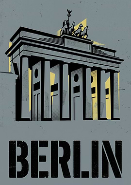 Brandenburg Gate Berlin Poster