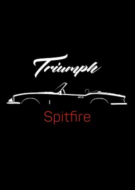 Triumph Spitfire Car Silhouette