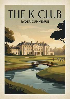 The K Club Ryder Cup Venue Poster