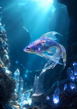 Magical Underwater Crystal Cave