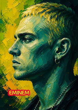 Eminem Portrait Painting