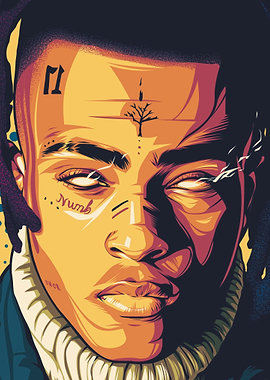 XXXTentacion Pop Art Portrait