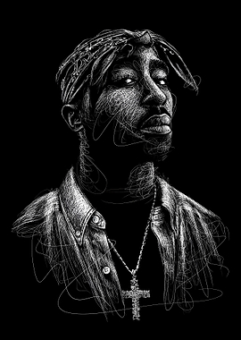 Tupac Shakur Portrait