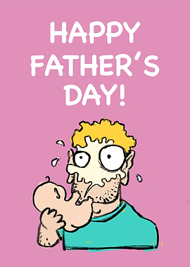 Dad Life — Funny Happy Father's Day Gift Print