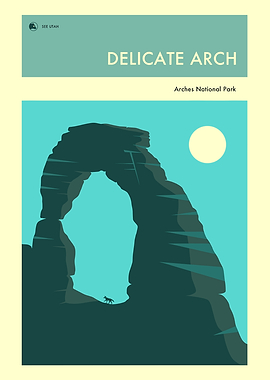 Delicate Arch National Park Poster
