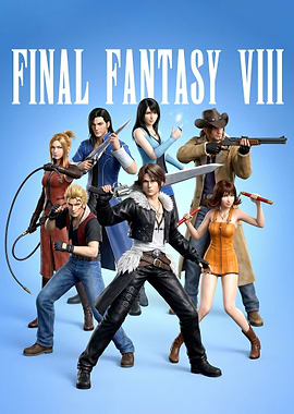 Final Fantasy VIII Group Poster