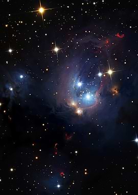 Stunning Nebula and Starfield
