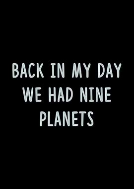 Back in my day
