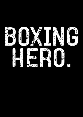 Boxing Hero Text Art