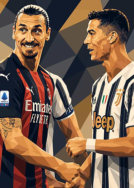 Zlatan Ibrahimović and Cristiano Ronaldo wpap