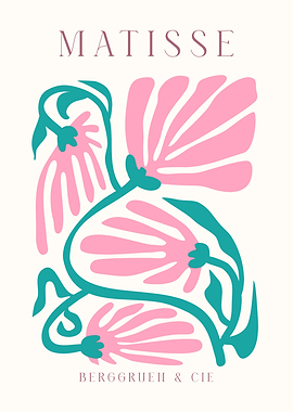 Matisse | Four Summer Pink Flowers