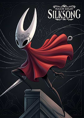 Hollow Knight Silksong Hornet Poster