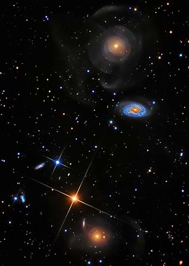 Galaxies and Stars in Deep Space
