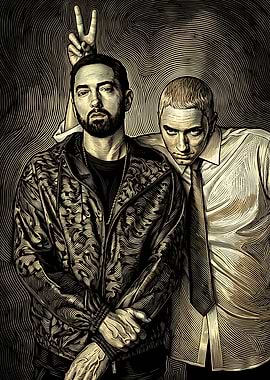 Eminem and Slim Shady