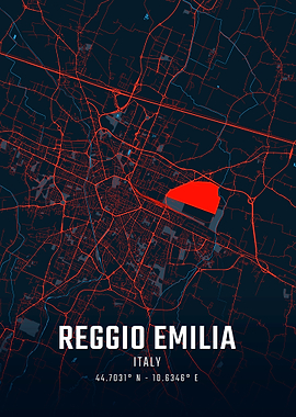 Reggio Emilia City Map