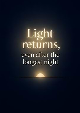 Light returns after the longest night