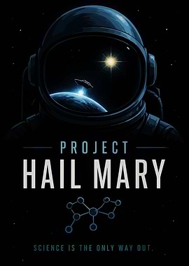 Project Hail Mary Astronaut Helmet Reflection