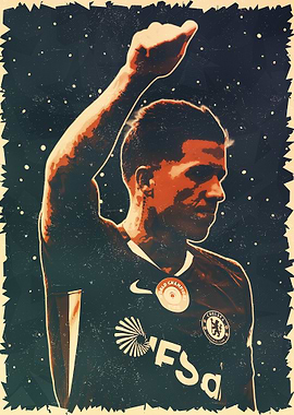 Football Player Celebration