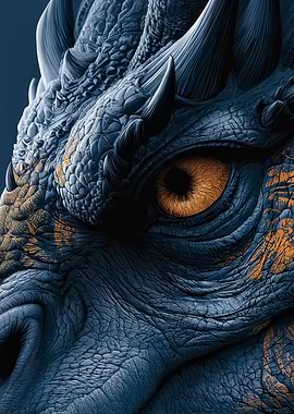 Close-up of a Dragon's Eye